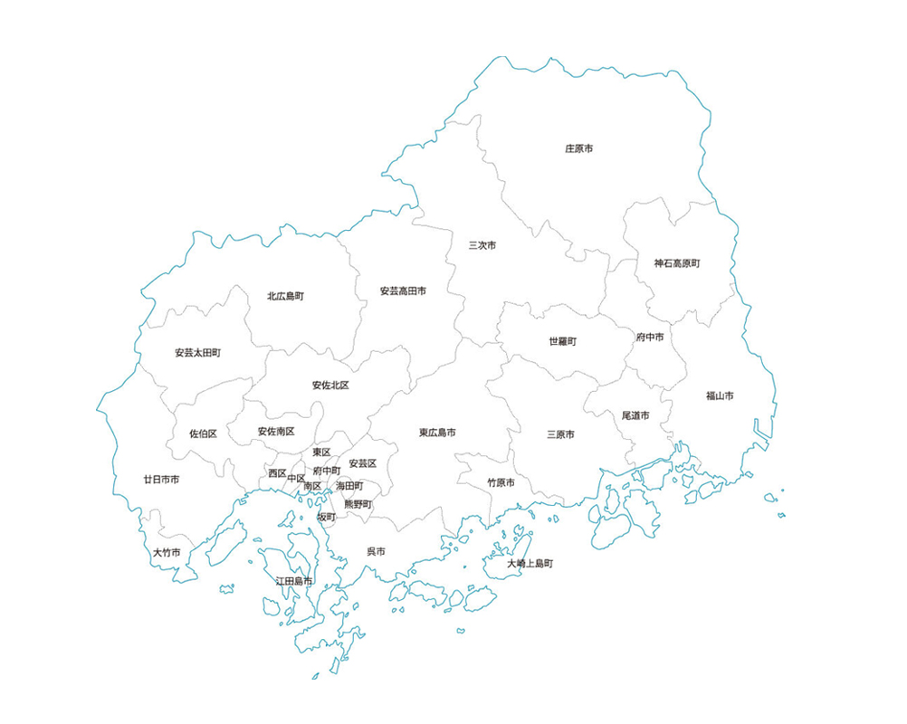 広島の地図